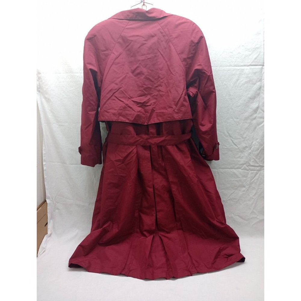 Sue Brett Women's Red Trench Coat Zip Out Liner S… - image 7